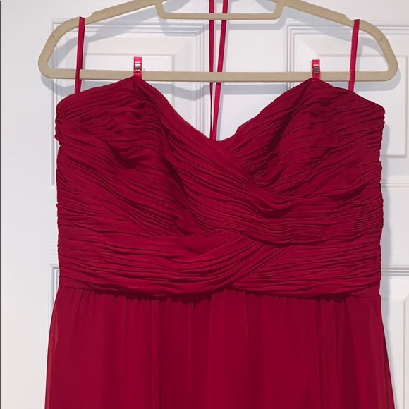 Floor Length Red Formal Gown - Picture 3 of 4